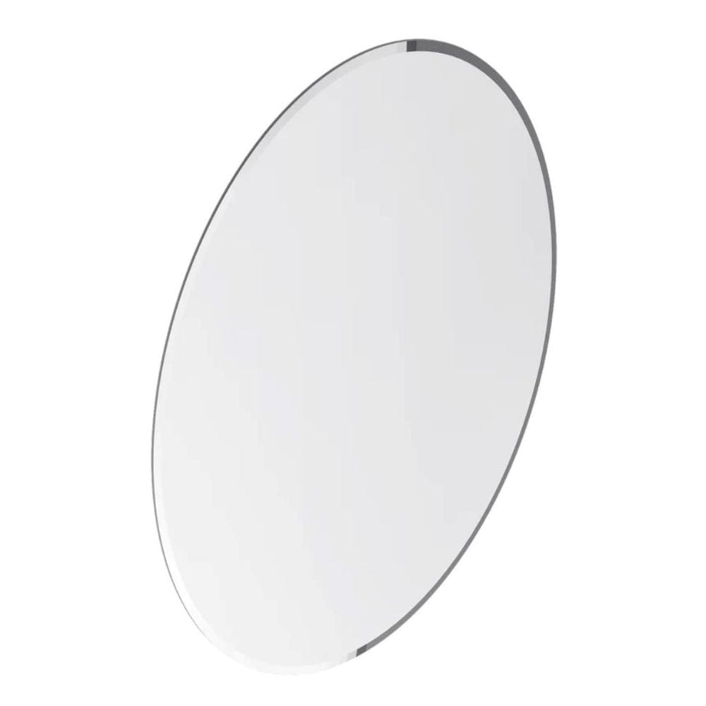 Vera Modern 20" W x 28" H Oval Frameless Mirror 2 Pack | MIR-2028-OV-FL-PK2