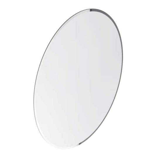 Vera Modern 20" W x 28" H Oval Frameless Mirror 2 Pack | MIR-2028-OV-FL-PK2