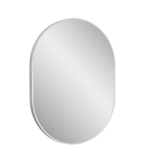 Vera Modern Chrome 24" W x 32" H Oval Mirror | MIR-2432-OV-CH