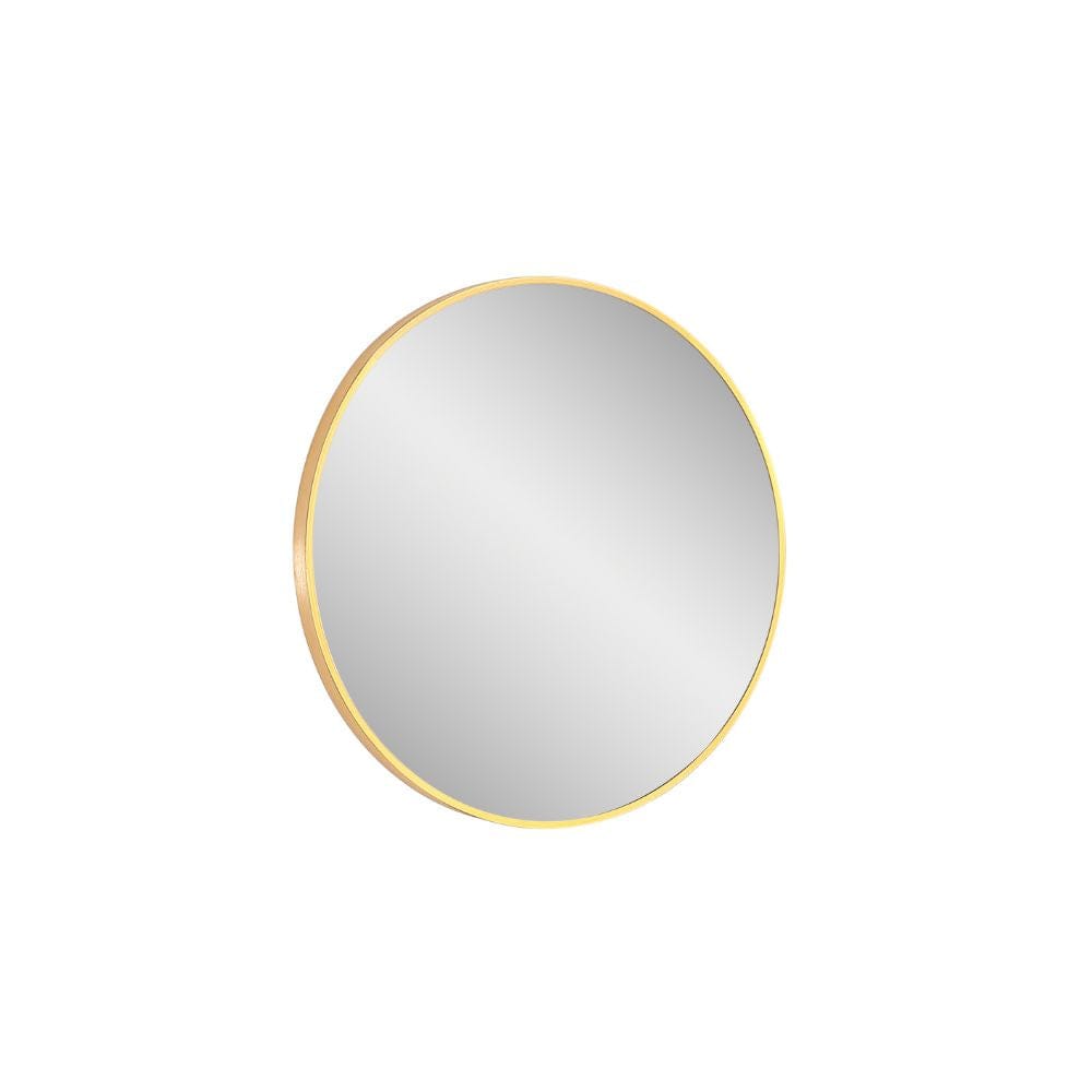 Design Element Mirrors Vera Modern Rose Gold 28" W x 28" H Round Mirror | MIR-2828-RR-RG
