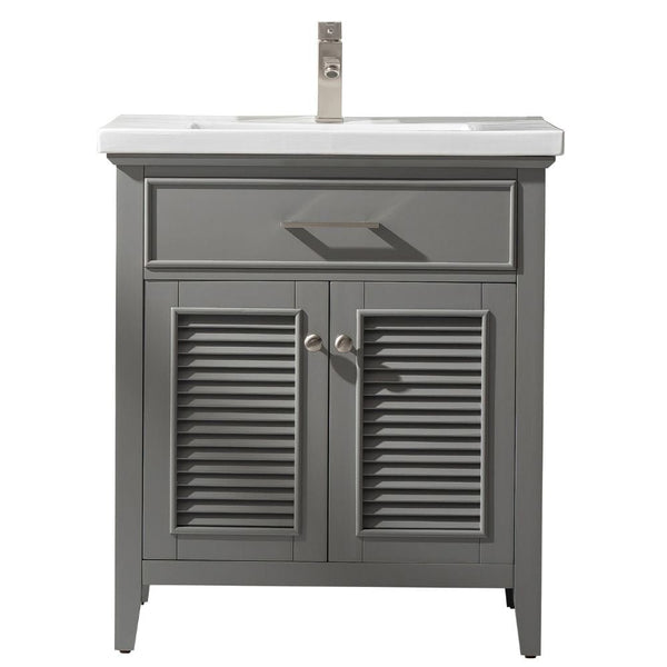 Cameron Transitional Gray 30 Single Sink Vanity | S09-30-GY