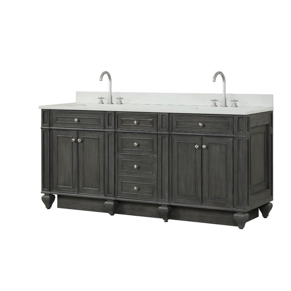 Winston Traditional Gray 72 Double Vanity | WN-72-GY