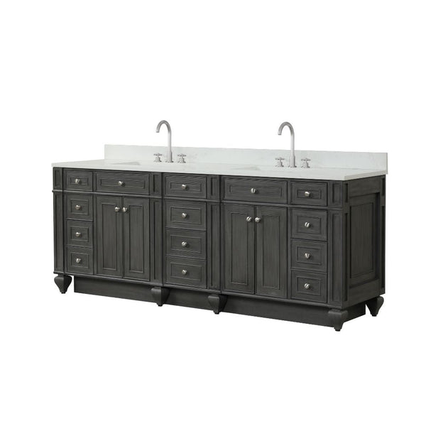 Winston Traditional Gray 84 Double Vanity | WN-84-GY
