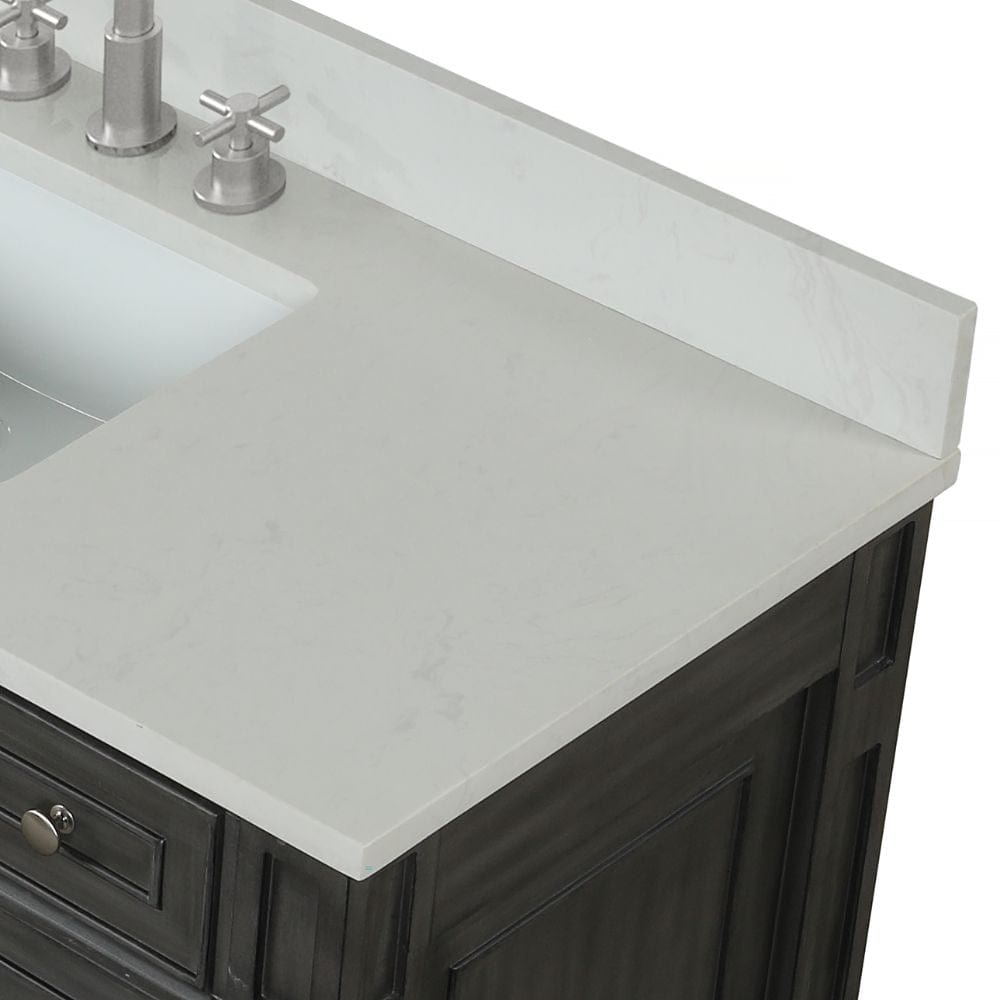 Winston Traditional Gray 84" Double Vanity | WN-84-GY