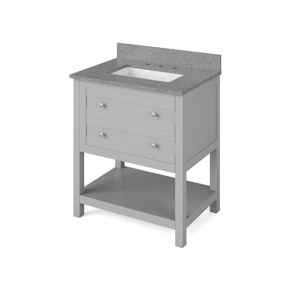 Full-extension soft-close slides and hinges Round knobs included Open bottom shelf for extra storage