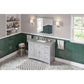 Savino Modern 48" Grey Single Sink Vanity, Steel Grey Cultured Marble Top | VKITSAV48GRSGR