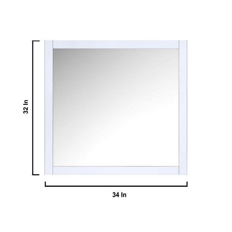 Lexora Vanities Jacques Modern White 36" Single Vanity with White Carrara Marble Top - Right Version | LJ342236SADSM34R