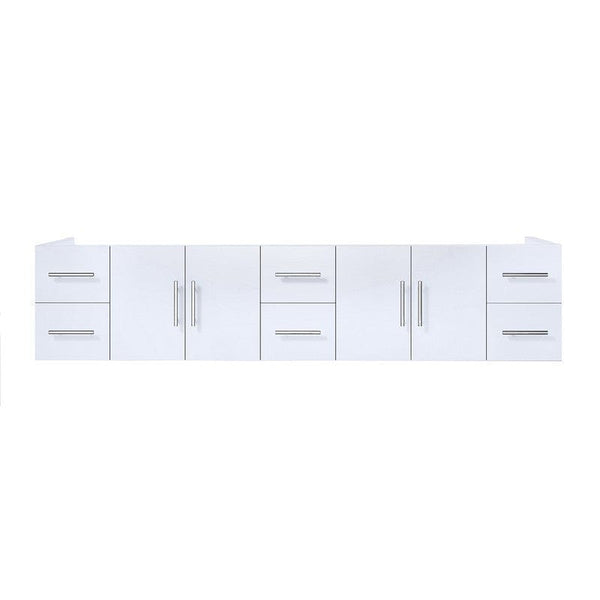 Geneva Transitional Glossy White 84 Vanity Cabinet Only | LG192284DM00000