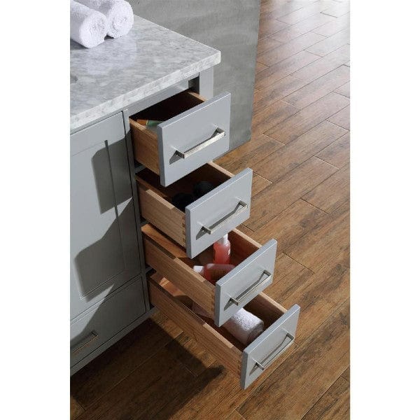 Ariel Vanities Ariel Cambridge 43" Modern Grey Single Rectangle Sink Vanity Set