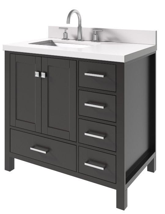 single undermount sink vanity 