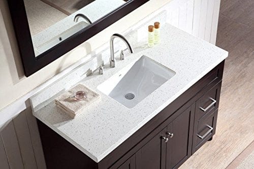 Ariel Vanities Ariel Hamlet 49 Single Sink Vanity Set In Espresso