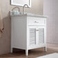 Ariel Kensington 31 Single Sink Vanity Set in White