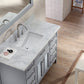 Ariel Kensington 49 Single Sink Vanity Set in Grey