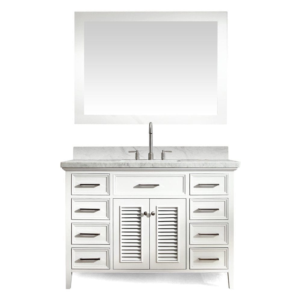 ARIEL Kensington 49" Single Sink Vanity Set in White