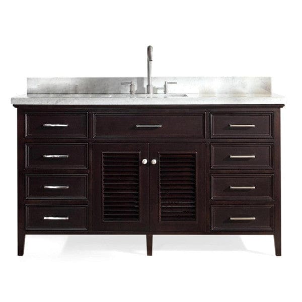 Ariel Vanities Ariel Kensington 61" Traditional Espresso Single Sink Vanity