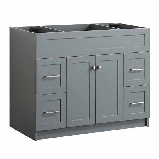 42 Single Sink Base Cabinet In Grey