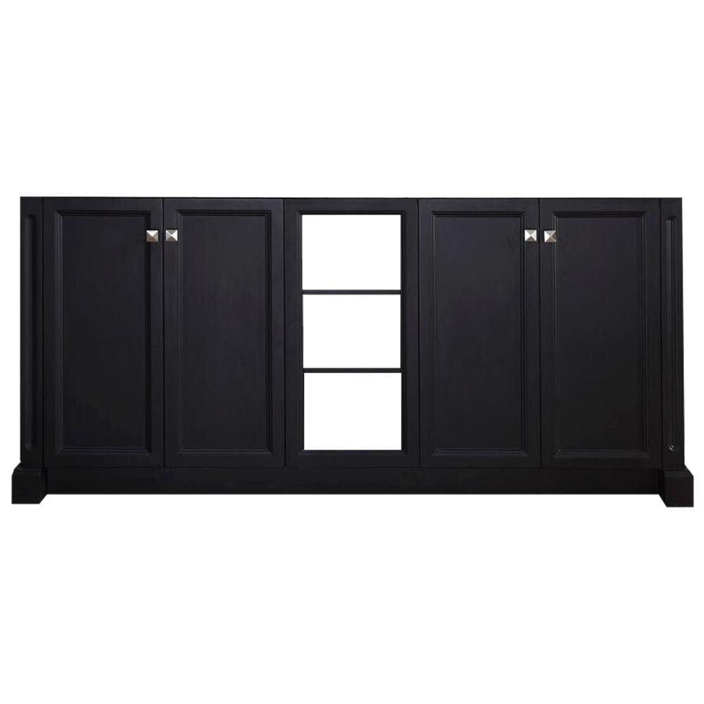 Ariel Vanity Base Cabinets Ariel Westwood 73 Double Sink Base Cabinet In Black