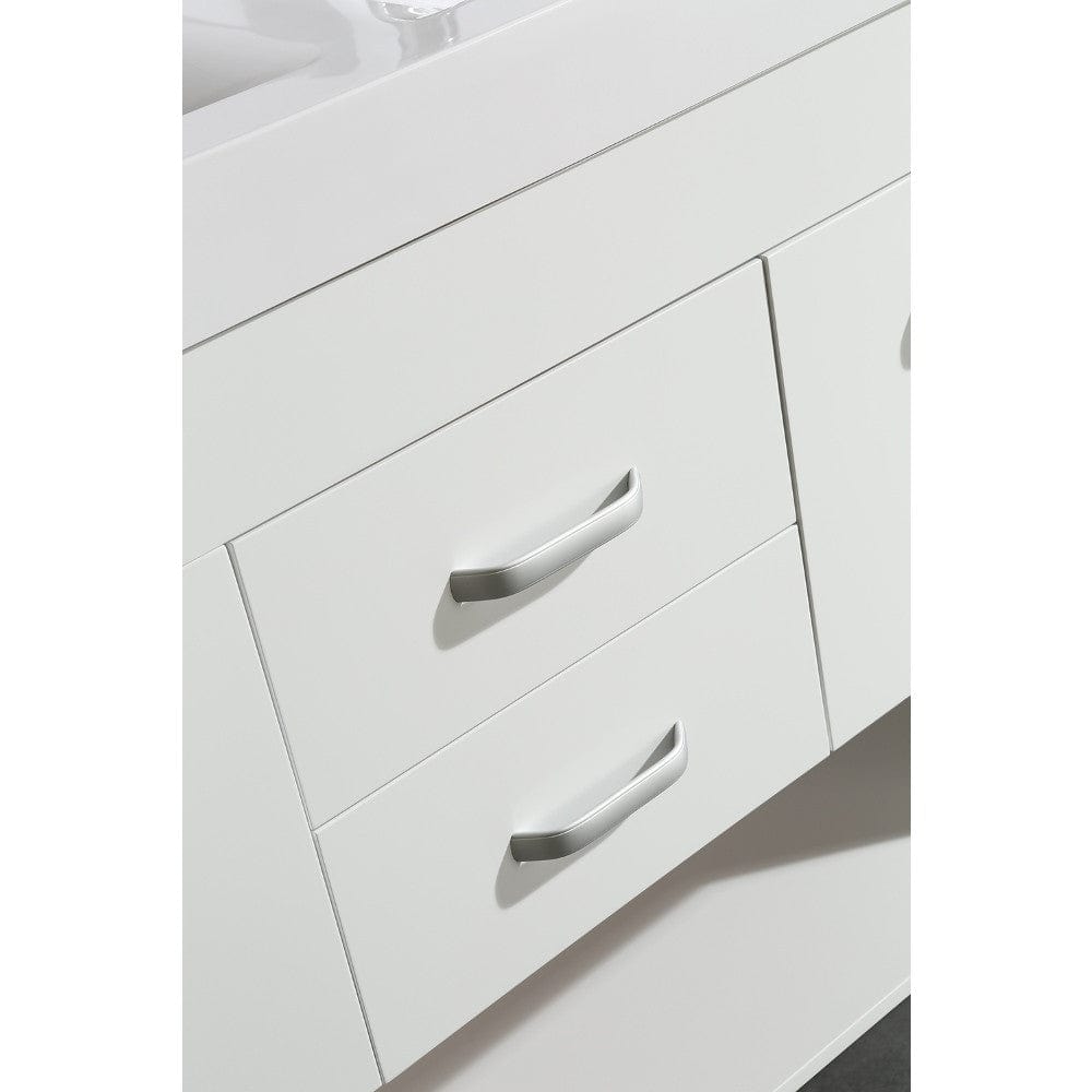 Design Element Vanities Citrus 48″ White Modern Double Sink Vanity