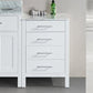 Design Element CAB076-W-20 | London Stanmark 20" Cabinet in White