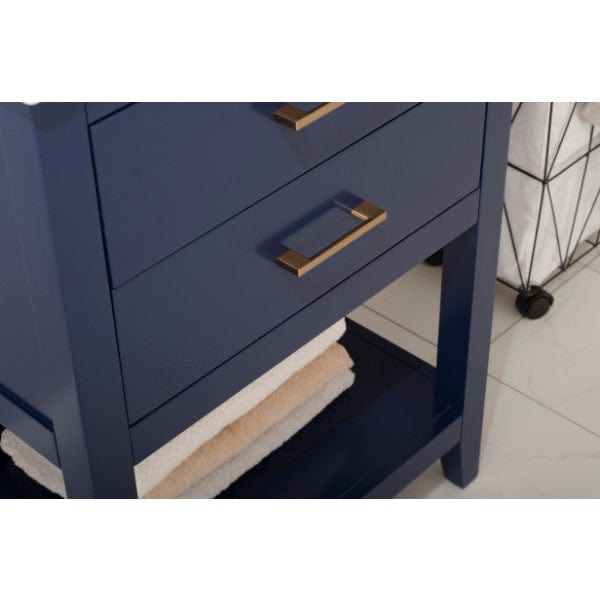 Design Element Vanities Design Element Cara 24" Blue Modern Single Sink Vanity