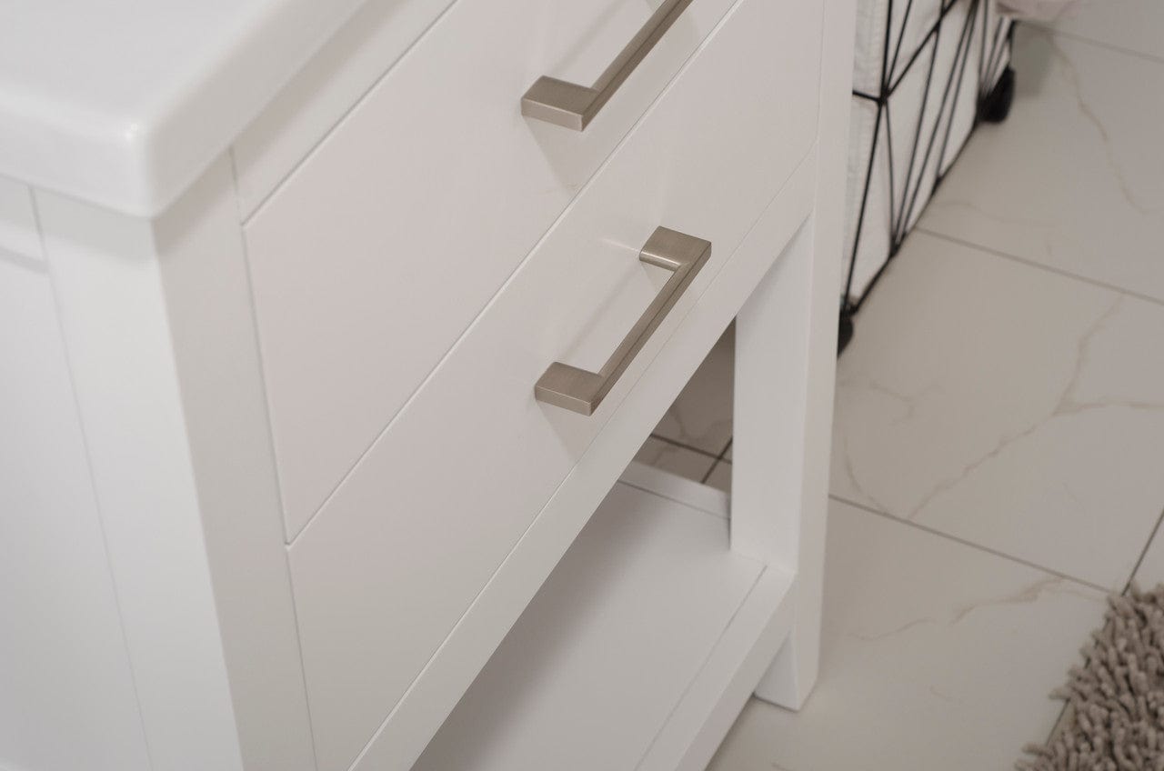 Design Element Vanities Design Element Cara 24" White Modern Single Sink Vanity