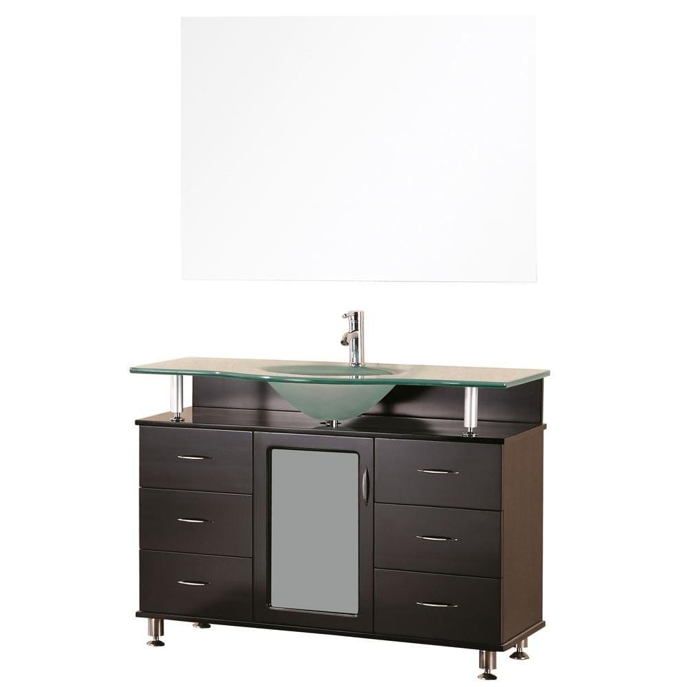 Design Element DEC015C | Huntington 48" Single Sink Vanity Set in Espresso