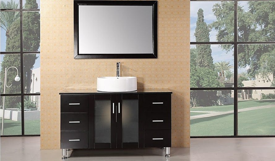 Design Element Vanities Design Element DEC066C-E | Malibu 48" Single Sink Vanity Set in Espresso