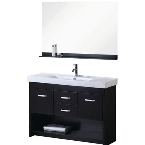 Design Element DEC074S | Citrus 48 Single Sink Vanity Set in Espresso