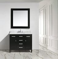 Design Element DEC076F | London Stanmark 42" Single Sink Vanity Set in Espresso Finish