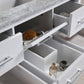 Design Element DEC077D-W-48 | London 48" Single Sink Vanity Set in White Finish