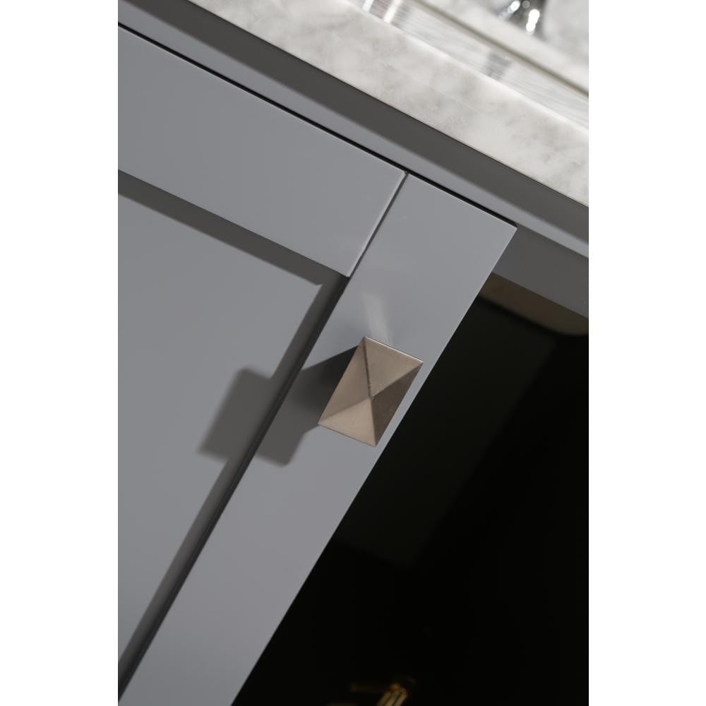 Design Element Vanities Design Element DEC082B-G | London Hyde 72" Double Sink Vanity Set in Gray Finish
