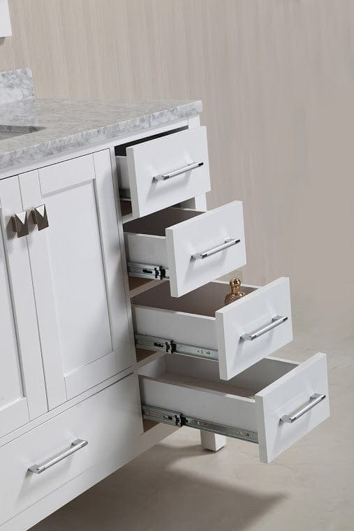 Design Element Vanities Design Element DEC082C-W | London Hyde 48" Single Sink Vanity Set in White Finish