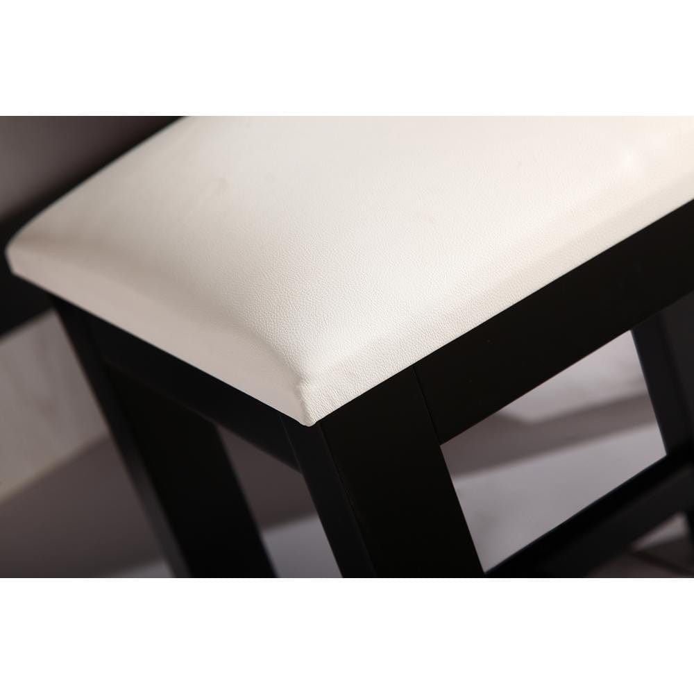 Design Element Vanities Design Element DEC082Dx2_MUT | London Hyde 84" Single Sink Vanity Set in Espresso Finish with One Make-up Table in Espresso Finish