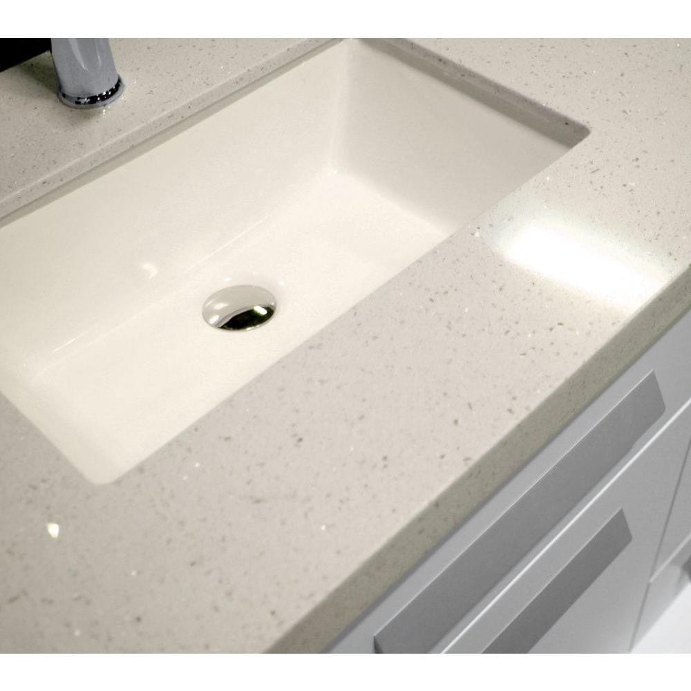 Design Element Vanities Design Element J84-DS-W | Moscony 84" Double Sink Vanity Set in White