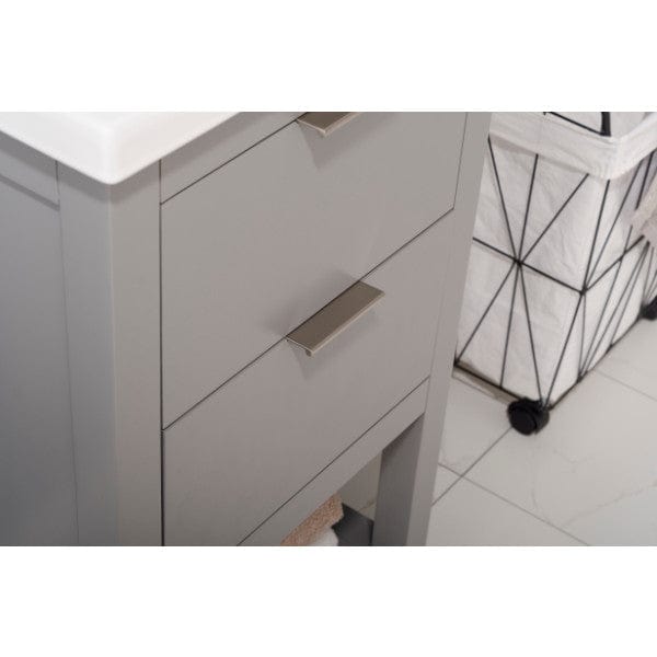 Design Element Vanities Design Element Klein 20" Gray Modern Single Sink Vanity