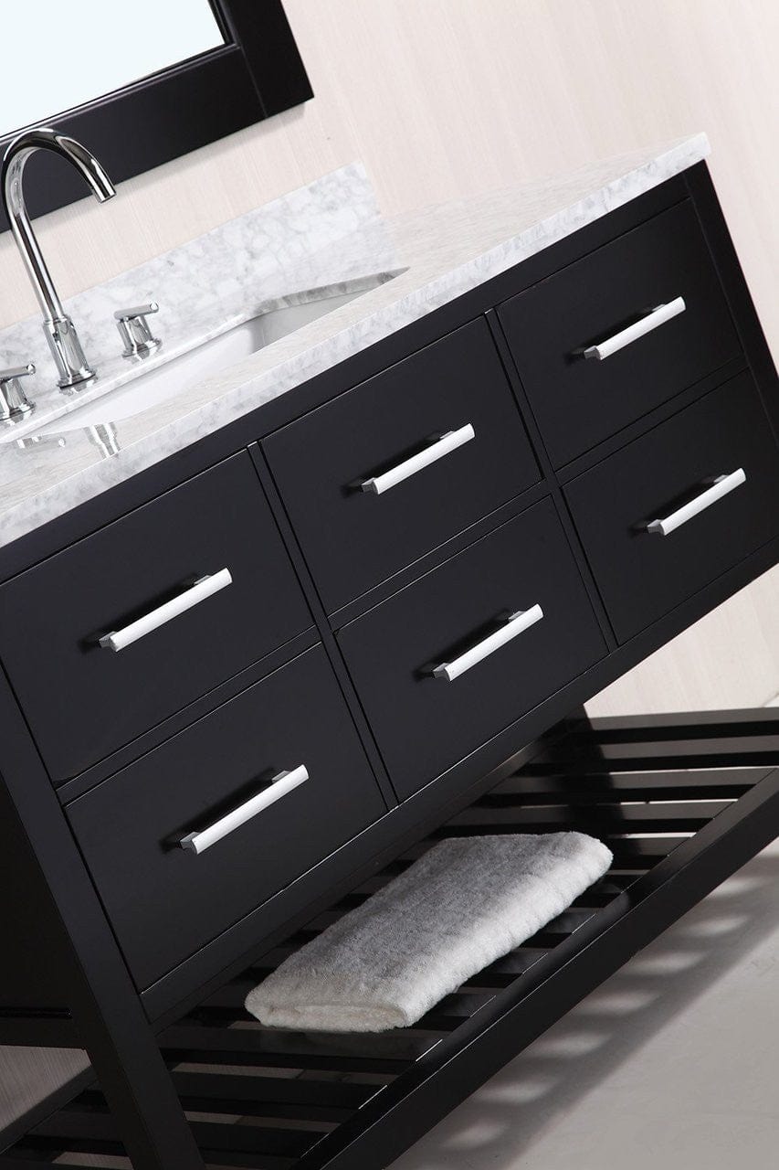 Design Element Vanities Design Element London Cambridge 48" Single Sink Vanity Set in Espresso Finish | DEC077D-E