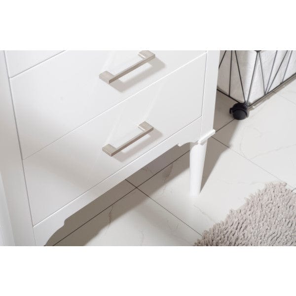 Design Element Vanities Design Element Mason 24" White Transitional Single Sink Vanity