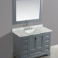 Design Element Omega 48" Single Sink Vanity in Gray | DEC068C-G
