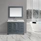 Design Element Omega 48" Single Sink Vanity in Gray | DEC068C-G 