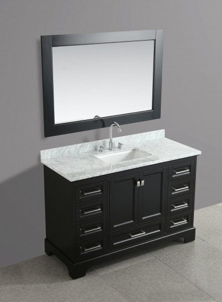 Design Element Omega 54" Single Sink Vanity in Espresso | DEC068D-E
