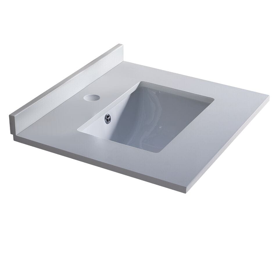 Fresca Countertops Fresca Oxford 24 White Countertop with Undermount Sink