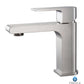 FFT9151BN | Fresca Allaro Single Hole Mount Bathroom Vanity Faucet - Brushed Nickel