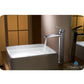 FFT9162CH | Fresca Fiora Single Hole Vessel Mount Bathroom Vanity Faucet - Chrome