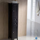 FST2060ES | Fresca Oxford Espresso Tall Bathroom Linen Cabinet