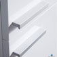 FST8091WH | Fresca White Bathroom Linen Side Cabinet w/ 2 Storage Areas