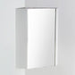 FMC5084WH | Fresca Coda 18" White Corner Medicine Cabinet w/ Mirror Door