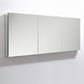Fresca 60" Wide x 36" Tall Bathroom Medicine Cabinet w/ Mirrors