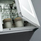 Fresca Spazio 36 Wide x 36 Tall Bathroom Medicine Cabinet w/ LED Lighting & Defogger