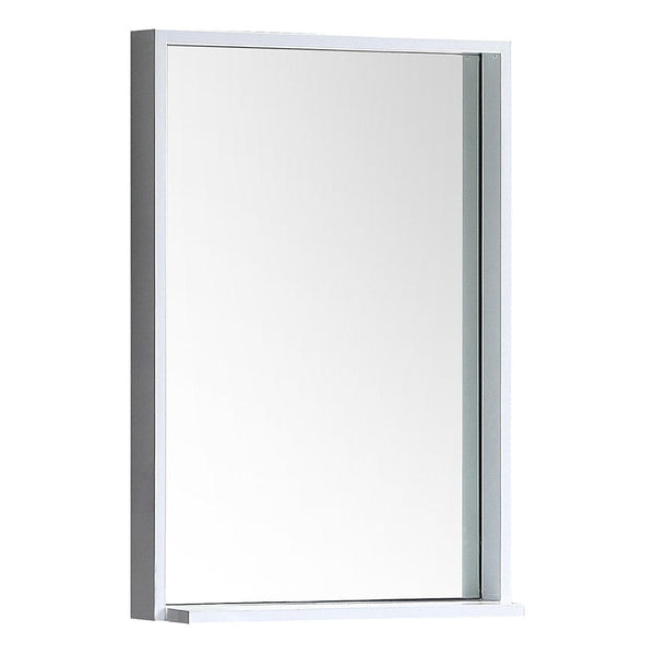 Fresca Allier 22 white Mirror with Shelf