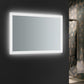 Fresca Angelo 24 Wide x 36 Tall Bathroom Mirror w/ Halo Style LED Lighting and Defogger